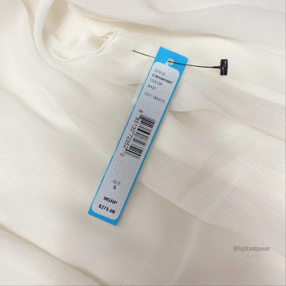 Alice & Olivia Stacey Bendet Lace & Silk Top NWT - Picture 11 of 12